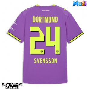 Borussia Dortmund Daniel Svensson #24 Alternativní Dres 2026-27 Krátký Rukáv
